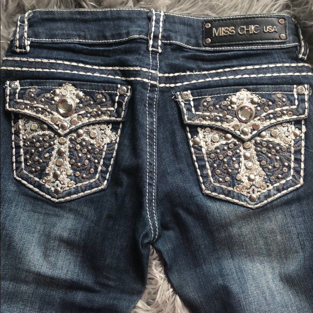 Miss Chic Size 1 Bling Jeans